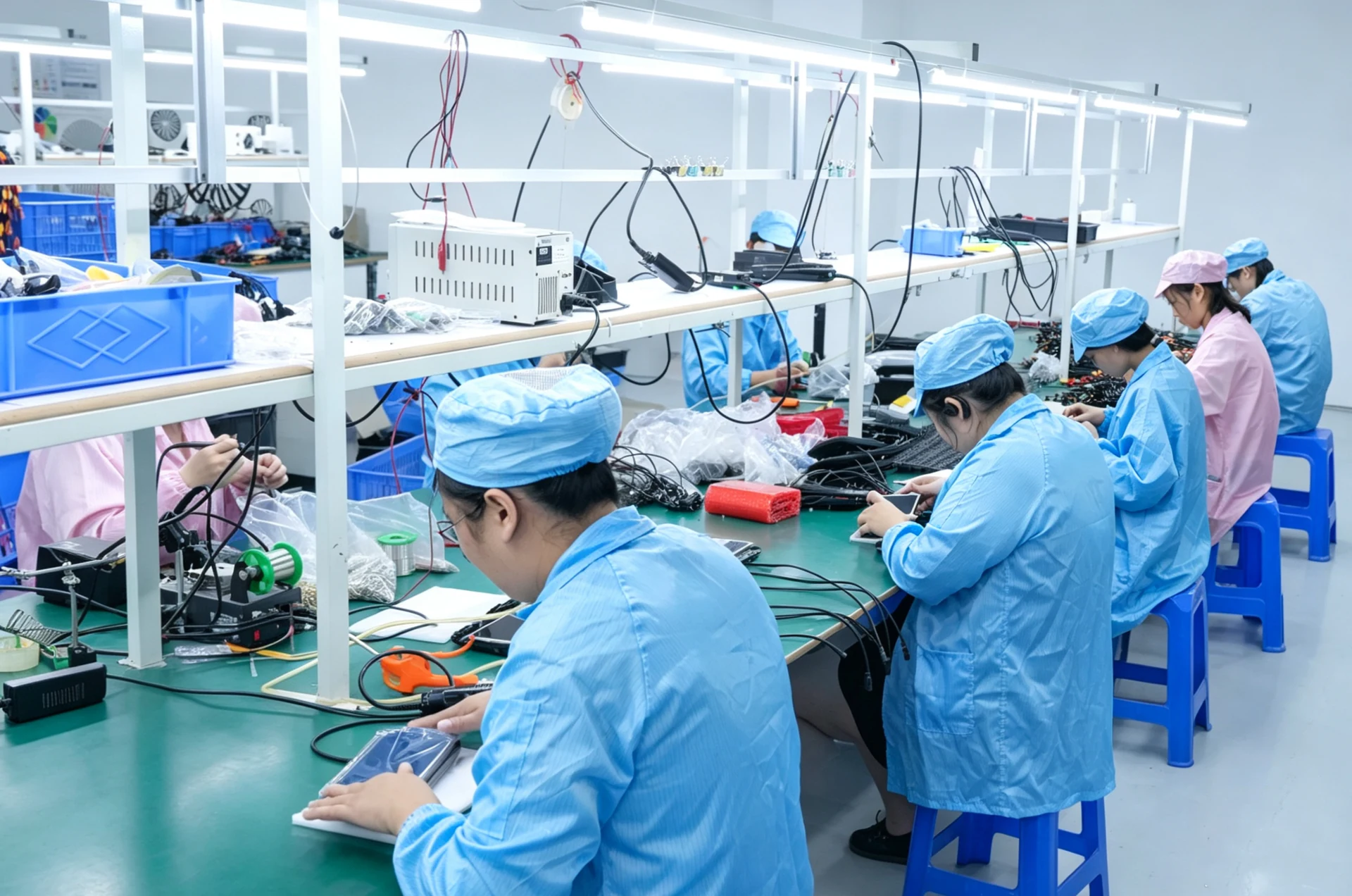 Enruige vehicle camera production line